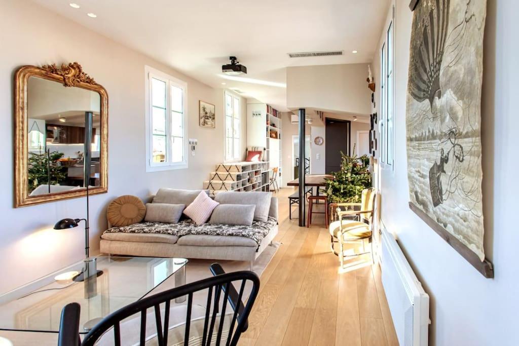 #9 Opera'S Duplex Panoramic Sea View Terrace & Ac 1Min To Beach Νίκαια Εξωτερικό φωτογραφία