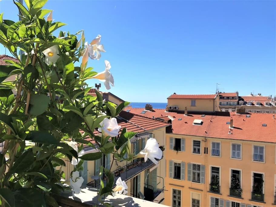 #9 Opera'S Duplex Panoramic Sea View Terrace & Ac 1Min To Beach Νίκαια Εξωτερικό φωτογραφία