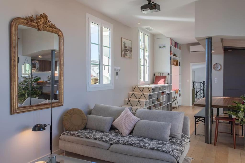 #9 Opera'S Duplex Panoramic Sea View Terrace & Ac 1Min To Beach Νίκαια Εξωτερικό φωτογραφία