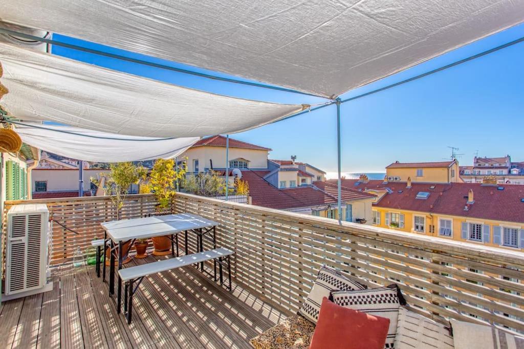 #9 Opera'S Duplex Panoramic Sea View Terrace & Ac 1Min To Beach Νίκαια Εξωτερικό φωτογραφία